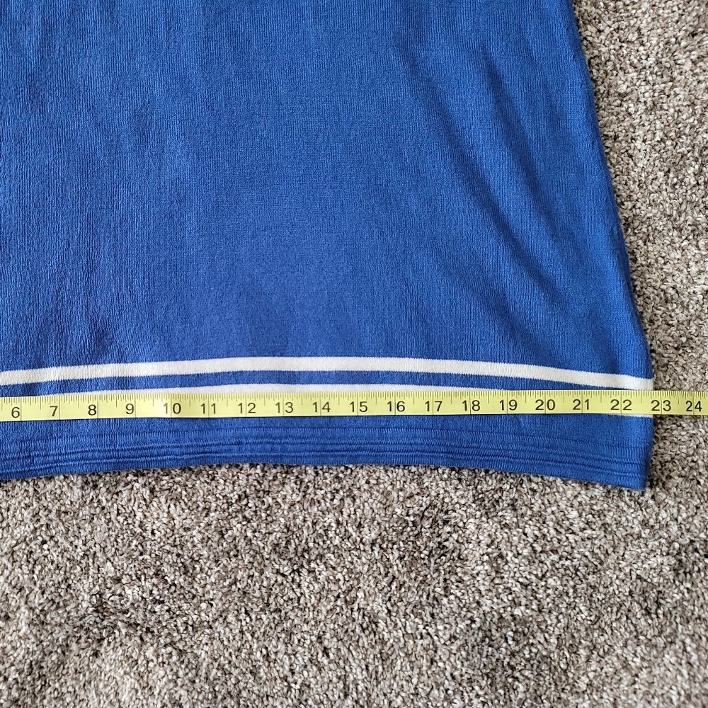 Escales Paris Blue Sweater Dress XL New with Tag - Picture 14 of 14